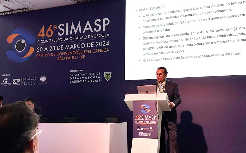 Dr. Magno Ferreira foi palestrante na 46ª edição do SIMASP (Simpósio Internacional Moacyr Alvaro)
