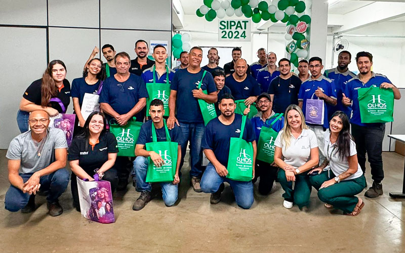 H Olhos Uberlândia participa da 1ª SIPAT da Empresa Projetta by Weiku