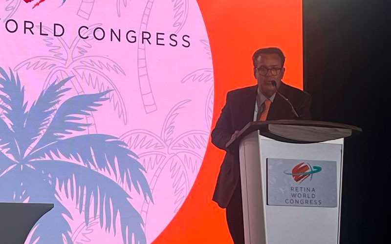 Dr. Magno Ferreira apresenta casos complexos de descolamento de retina no Retina World Congress 2025