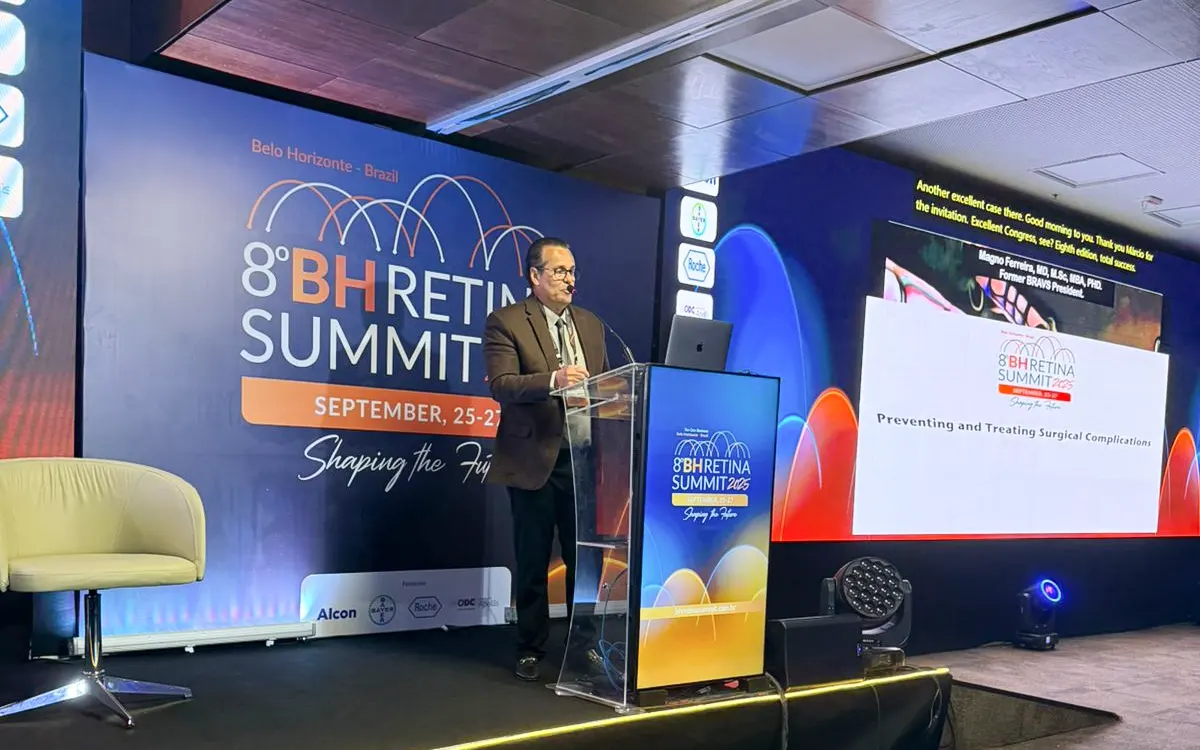 Prof. Dr. Magno Ferreira é destaque no 8° BH Retina Summit