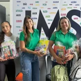 Ação solidária do H Olhos - Campanha de Arrecadação de Material Escolar em Uberlândia