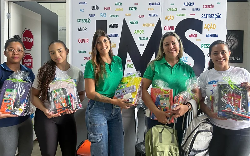 Campanha de Arrecadação de Material Escolar em Uberlândia: veja o resultado da ação solidária do H Olhos